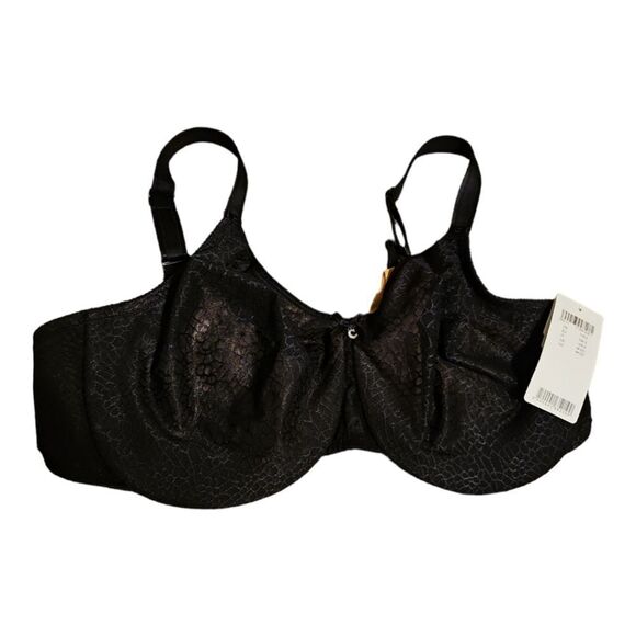SOLD!! CHANTELLE C Magnifique Seamless Unlined Minimizer Black - Size 44DD - Picture 1 of 8